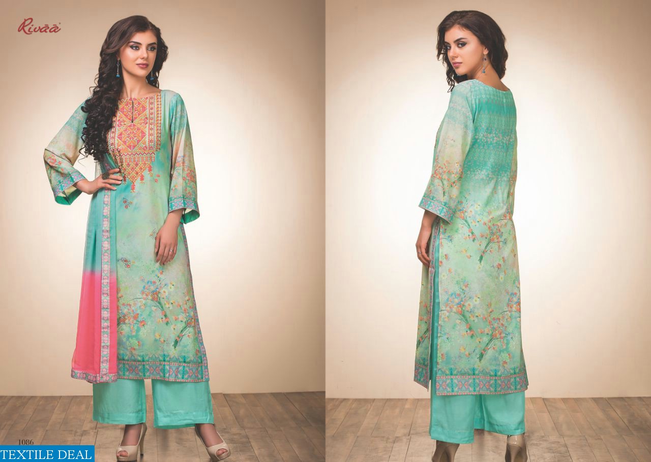 Rivaa Shabnam-11 Wholesale Casual Ethnic Suits